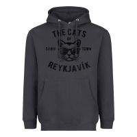 Smoke cats of downtown reykjavik t shirt Heavyweight Hoodie - linhVisuals