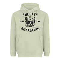 Cats Of Downtown Reykjavik T Shirt Heavyweight Hoodie | Teevron