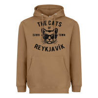 Toasted Coconut cats of downtown reykjavik t shirt Heavyweight Hoodie - linhVisuals