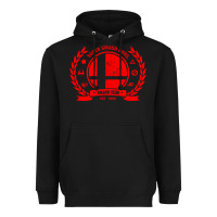 Black super smash bros smash club Heavyweight Hoodie - linhVisuals