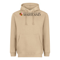 Mushroom University of Maryland, College Park, Heavyweight Hoodie - linhVisuals