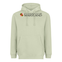 Matcha University of Maryland, College Park, Heavyweight Hoodie - linhVisuals