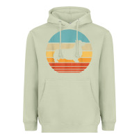 Matcha corgi retro vintage 60s 70s sunset dog lovers men women t shirt Heavyweight Hoodie - linhVisuals