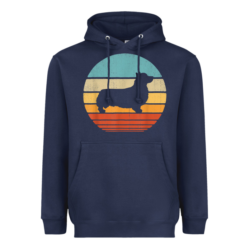 Corgi Retro Vintage 60s 70s Sunset Dog Lovers Men Women T Shirt Heavyweight Hoodie by linhVisuals | Teevron