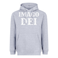 Heather Grey imago dei image of god christian t shirt reformed jesus Heavyweight Hoodie - linhVisuals
