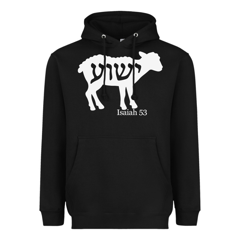Isaiah 53 Lamb Yeshua Jesus T Shirt Heavyweight Hoodie by linhVisuals | Teevron