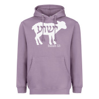 Lavender isaiah 53 lamb yeshua jesus t shirt Heavyweight Hoodie - linhVisuals