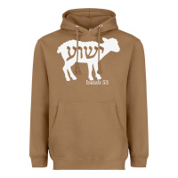 Toasted Coconut isaiah 53 lamb yeshua jesus t shirt Heavyweight Hoodie - linhVisuals