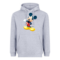 Heather Grey micke mouse Heavyweight Hoodie - linhVisuals