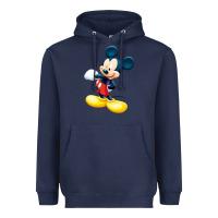 Navy micke mouse Heavyweight Hoodie - linhVisuals