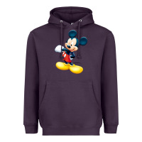 Plum micke mouse Heavyweight Hoodie - linhVisuals