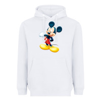 White micke mouse Heavyweight Hoodie - linhVisuals