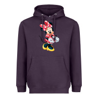 Plum minni mouse Heavyweight Hoodie - linhVisuals