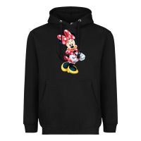 Black minni mouse Heavyweight Hoodie - linhVisuals