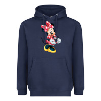 Navy minni mouse Heavyweight Hoodie - linhVisuals