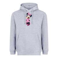 Heather Grey minni mouse Heavyweight Hoodie - linhVisuals