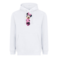 White minni mouse Heavyweight Hoodie - linhVisuals
