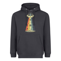 Smoke vintage alien weed pot leaf ufo abduction marijuana cannabis t shirt Heavyweight Hoodie - linhVisuals
