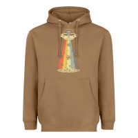 Toasted Coconut vintage alien weed pot leaf ufo abduction marijuana cannabis t shirt Heavyweight Hoodie - linhVisuals