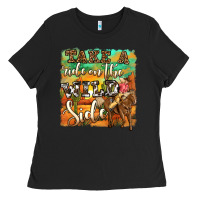 Black take a ride on the wild side Ladies Tee - OliviaCreatesArt