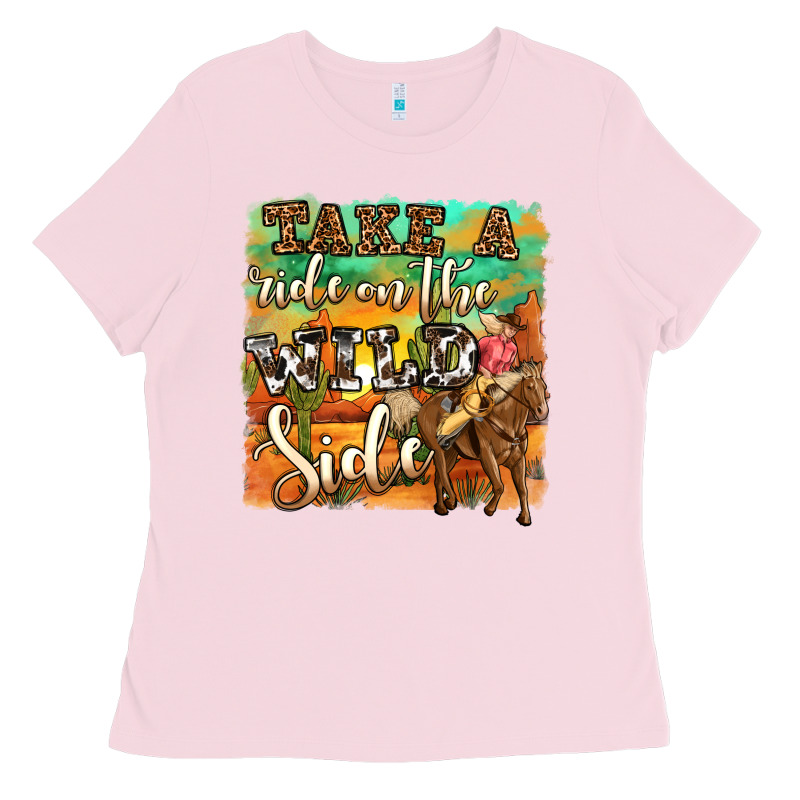 Take A Ride On The Wild Side Ladies Tee by OliviaCreatesArt | Teevron