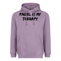 Lavender padel is my therapy Heavyweight Hoodie - linhVisuals