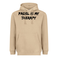 Padel Is My Therapy Heavyweight Hoodie | Teevron