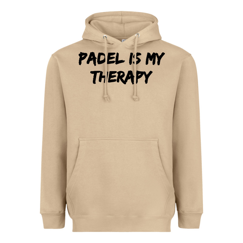 Padel Is My Therapy Heavyweight Hoodie by linhVisuals | Teevron