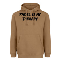 Toasted Coconut padel is my therapy Heavyweight Hoodie - linhVisuals