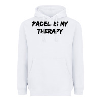 White padel is my therapy Heavyweight Hoodie - linhVisuals