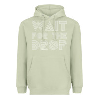 Matcha retro edm wait for the drop house dj trance wash t shirt Heavyweight Hoodie - linhVisuals