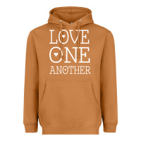 Meerkat love one another jesus quote christian t shirt Heavyweight Hoodie - linhVisuals