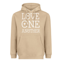 Mushroom love one another jesus quote christian t shirt Heavyweight Hoodie - linhVisuals