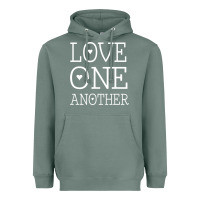 Sage love one another jesus quote christian t shirt Heavyweight Hoodie - linhVisuals