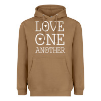 Toasted Coconut love one another jesus quote christian t shirt Heavyweight Hoodie - linhVisuals