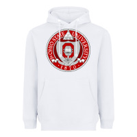 White OSU, Columbus, university gear Heavyweight Hoodie - linhVisuals