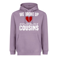 Lavender we broke up still cousins funny redneck break up gag joke t shirt Heavyweight Hoodie - linhVisuals