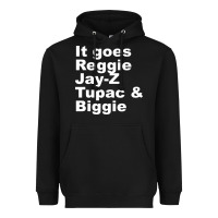 Black it goes reggie jay Heavyweight Hoodie - linhVisuals