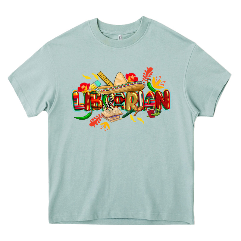 Cinco De Mayo Librarian Heavy Core Tee by CowGirlArtShop | Teevron