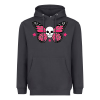 Smoke butterfly skull Heavyweight Hoodie - linhVisuals