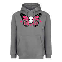 Butterfly Skull Heavyweight Hoodie | Teevron