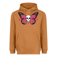 Meerkat butterfly skull Heavyweight Hoodie - linhVisuals