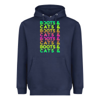 Navy edm rave shirt  boots and cats gift Heavyweight Hoodie - linhVisuals