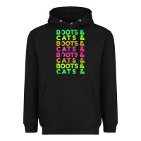 Black edm rave shirt  boots and cats gift Heavyweight Hoodie - linhVisuals
