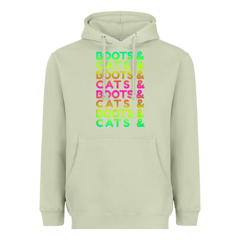 Edm Rave Shirt  Boots And Cats Gift Heavyweight Hoodie by linhVisuals | Teevron