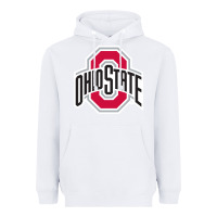 White OSU, athletics gear Heavyweight Hoodie - linhVisuals