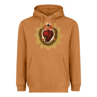 Meerkat sacred heart of jesus catholic devotion t shirt Heavyweight Hoodie - linhVisuals