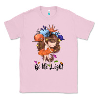 Bubblegum Pink Be the light Classic Tee - CowGirlArtShop