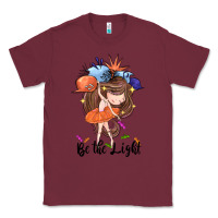 Burgundy Be the light Classic Tee - CowGirlArtShop