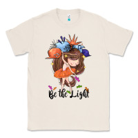 Natural Be the light Classic Tee - CowGirlArtShop